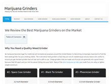 Tablet Screenshot of marijuanagrinder.com